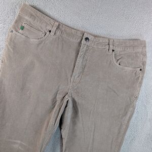 Stio Rivet‎ Cord Corduroy Pants Mens 40R 40 x 32 Tan Organic Cotton Casual